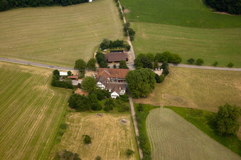 Vue oblique de Auberge du Manoir Bierhelderhof à le quartier Rohrbach in Heidelberg dans le département Bade-Wurtemberg, Allemagne