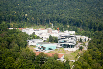 EMBL à le quartier Rohrbach in Heidelberg dans le département Bade-Wurtemberg, Allemagne depuis l'avion