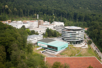 Vue d'oiseau de EMBL à le quartier Rohrbach in Heidelberg dans le département Bade-Wurtemberg, Allemagne