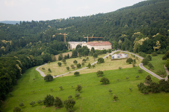 Photographie aérienne de Speyerer Hof, Cliniques Schmieder à le quartier Königstuhl in Heidelberg dans le département Bade-Wurtemberg, Allemagne
