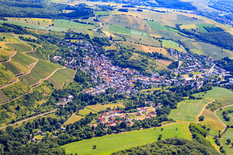 Vue aérienne de Vue de la ville depuis l'ouest à Bockenau dans le département Rhénanie-Palatinat, Allemagne