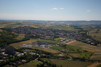 Göllheim dans le département Rhénanie-Palatinat, Allemagne hors des airs