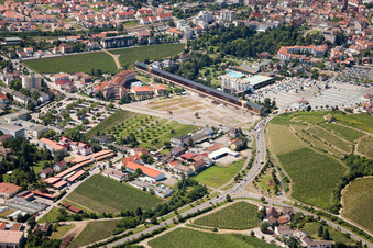Vue aérienne de Salines à le quartier Pfeffingen in Bad Dürkheim dans le département Rhénanie-Palatinat, Allemagne