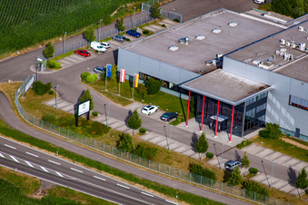 ADA Cosmetics International GmbH à le quartier Bodersweier in Kehl dans le département Bade-Wurtemberg, Allemagne d'en haut