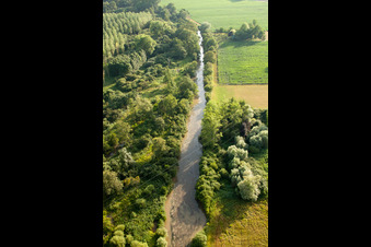 Enregistrement par drone de Gambsheim dans le département Bas Rhin, France