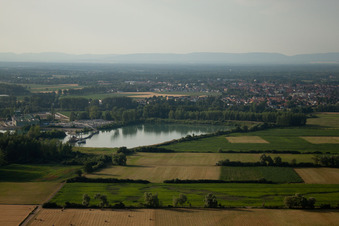 Bischwiller dans le département Bas Rhin, France d'en haut