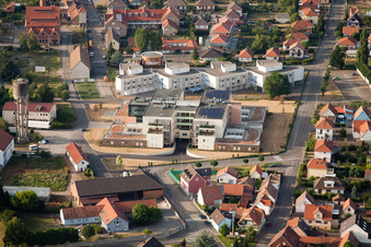 Bischwiller dans le département Bas Rhin, France d'un drone