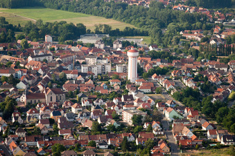 Photographie aérienne de Bischwiller dans le département Bas Rhin, France
