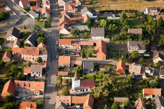 Bischwiller dans le département Bas Rhin, France vue d'en haut