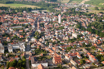 Bischwiller dans le département Bas Rhin, France d'un drone