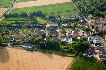 Bischwiller dans le département Bas Rhin, France d'en haut