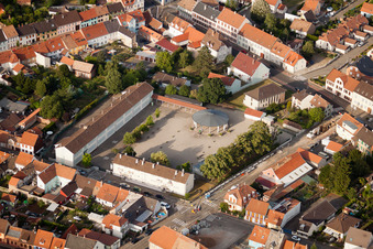 Bischwiller dans le département Bas Rhin, France d'en haut