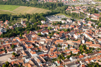 Bischwiller dans le département Bas Rhin, France vue d'en haut