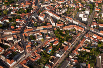 Enregistrement par drone de Bischwiller dans le département Bas Rhin, France