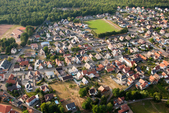 Schirrhoffen dans le département Bas Rhin, France vue d'en haut