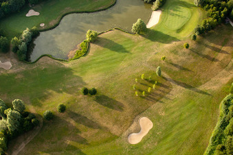 Golf Club Soufflenheim Baden-Baden à Soufflenheim dans le département Bas Rhin, France vue d'en haut