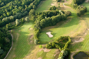 Photographie aérienne de Golf Club Soufflenheim Baden-Baden à Soufflenheim dans le département Bas Rhin, France