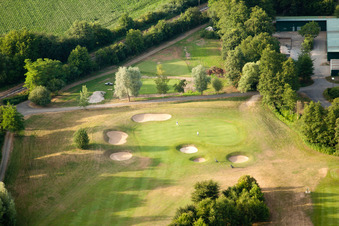 Vue oblique de Golf Club Soufflenheim Baden-Baden à Soufflenheim dans le département Bas Rhin, France