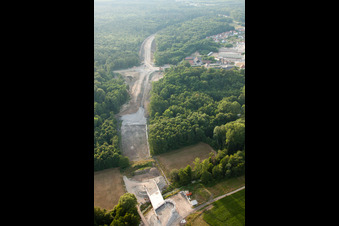 Vue aérienne de By-pass à Soufflenheim dans le département Bas Rhin, France