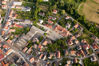 Photographie aérienne de Soufflenheim dans le département Bas Rhin, France
