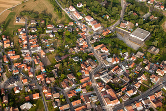 Vue oblique de Soufflenheim dans le département Bas Rhin, France