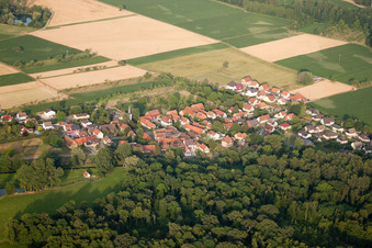 Kauffenheim dans le département Bas Rhin, France d'en haut