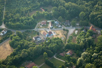 Photographie aérienne de Königsbruck à Leutenheim dans le département Bas Rhin, France