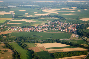 Roppenheim dans le département Bas Rhin, France hors des airs