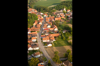 Neewiller-près-Lauterbourg dans le département Bas Rhin, France hors des airs