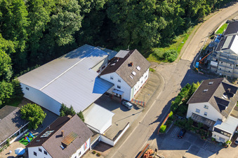 Vue aérienne de Elsässer Straße Frey Sondermaschinen à Kandel dans le département Rhénanie-Palatinat, Allemagne