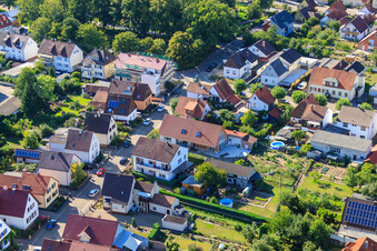 Waldstr à Kandel dans le département Rhénanie-Palatinat, Allemagne vue d'en haut