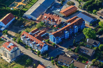 Vue aérienne de Ludowiciring à Jockgrim dans le département Rhénanie-Palatinat, Allemagne