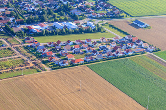Photographie aérienne de Nouvelle zone de développement de Brotäcker à Steinweiler dans le département Rhénanie-Palatinat, Allemagne