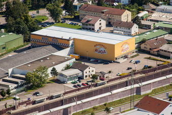 Vue aérienne de Le monde vivant RUGA à Sinzheim dans le département Bade-Wurtemberg, Allemagne