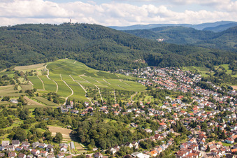 Vue aérienne de Vormberg à Sinzheim dans le département Bade-Wurtemberg, Allemagne