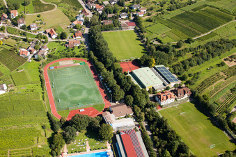 École de sport de Bade-Sud, FC Neuweier à le quartier Steinbach in Baden-Baden dans le département Bade-Wurtemberg, Allemagne vue d'en haut