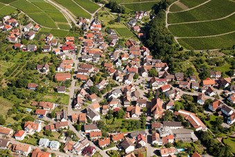 Quartier Eisental in Bühl dans le département Bade-Wurtemberg, Allemagne vue d'en haut