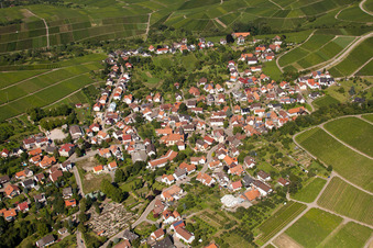 Vue aérienne de Du sud à le quartier Eisental in Bühl dans le département Bade-Wurtemberg, Allemagne