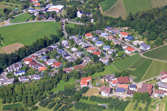 Vue aérienne de Eschenweg à Lauf dans le département Bade-Wurtemberg, Allemagne