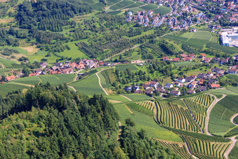 Vue aérienne de Steinebach à Kappelrodeck dans le département Bade-Wurtemberg, Allemagne