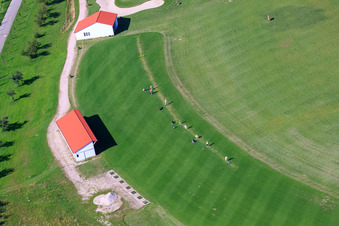 Club de golf Urloffen e. V à le quartier Urloffen in Appenweier dans le département Bade-Wurtemberg, Allemagne d'en haut