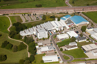 Vue aérienne de Tables et bancs des restaurants en plein air Rantastic GmbH Cabaret Stages & Event Catering à le quartier Haueneberstein in Baden-Baden dans le département Bade-Wurtemberg, Allemagne