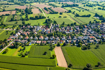 Vue d'oiseau de Quartier Förch in Rastatt dans le département Bade-Wurtemberg, Allemagne