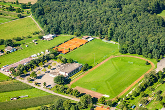 Club de football 1919 Rauental à le quartier Rauental in Rastatt dans le département Bade-Wurtemberg, Allemagne d'en haut