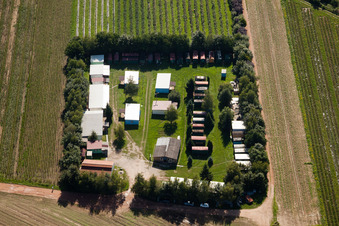 Vue aérienne de Fucheck à Malsch dans le département Bade-Wurtemberg, Allemagne