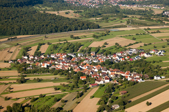Photographie aérienne de Quartier Obermutschelbach in Karlsbad dans le département Bade-Wurtemberg, Allemagne