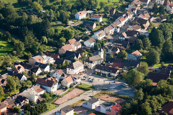 Quartier Auerbach in Karlsbad dans le département Bade-Wurtemberg, Allemagne d'en haut