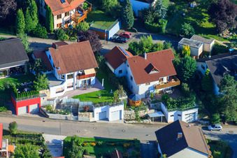 Photographie aérienne de À Keulebuckel à le quartier Ellmendingen in Keltern dans le département Bade-Wurtemberg, Allemagne