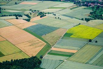 Vue aérienne de Site de lancement UL à Epfenbach dans le département Bade-Wurtemberg, Allemagne