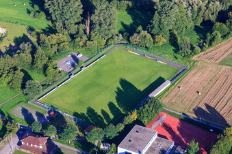 Photographie aérienne de Terrains de sport de TuS Elmendingen eV à le quartier Ellmendingen in Keltern dans le département Bade-Wurtemberg, Allemagne
